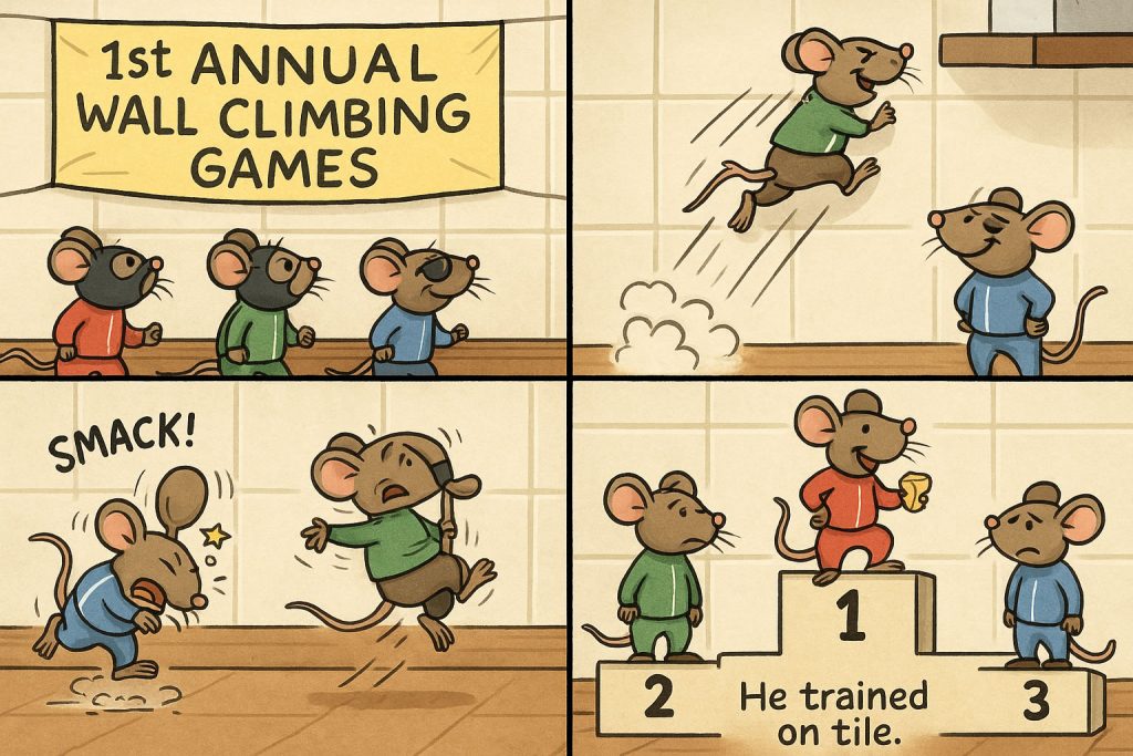 Can Mice Climb Walls?