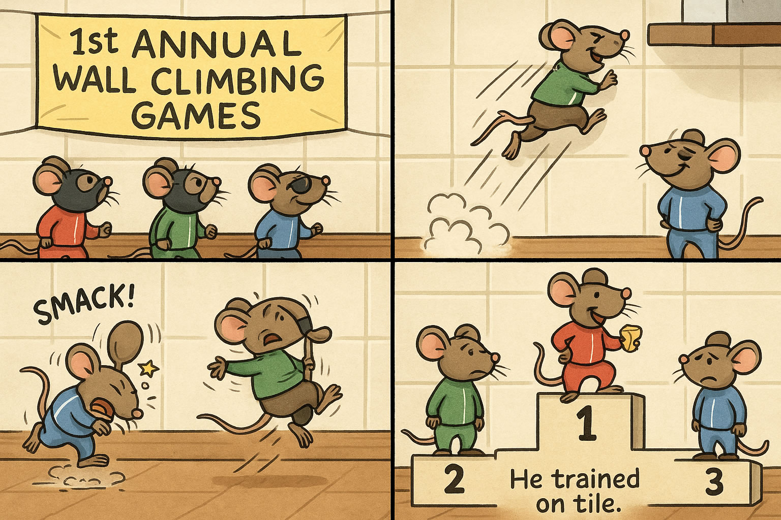 Can Mice Climb Walls?