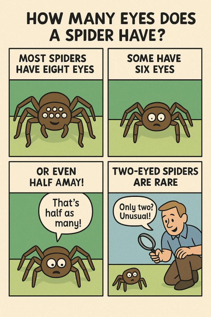 How Many Eyes Does A Spider Have?