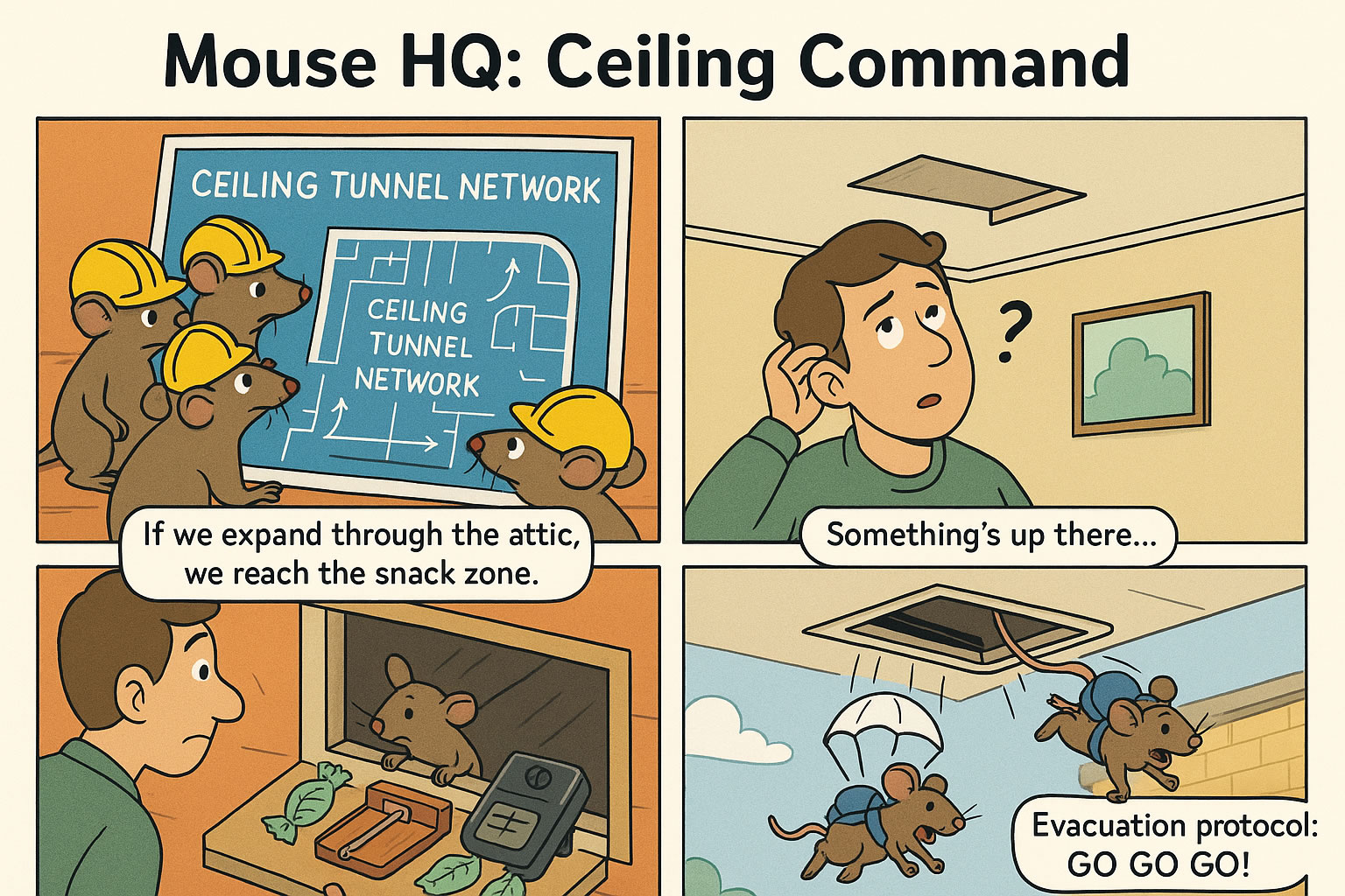 How To Get Rid Of Mice In The Ceiling?