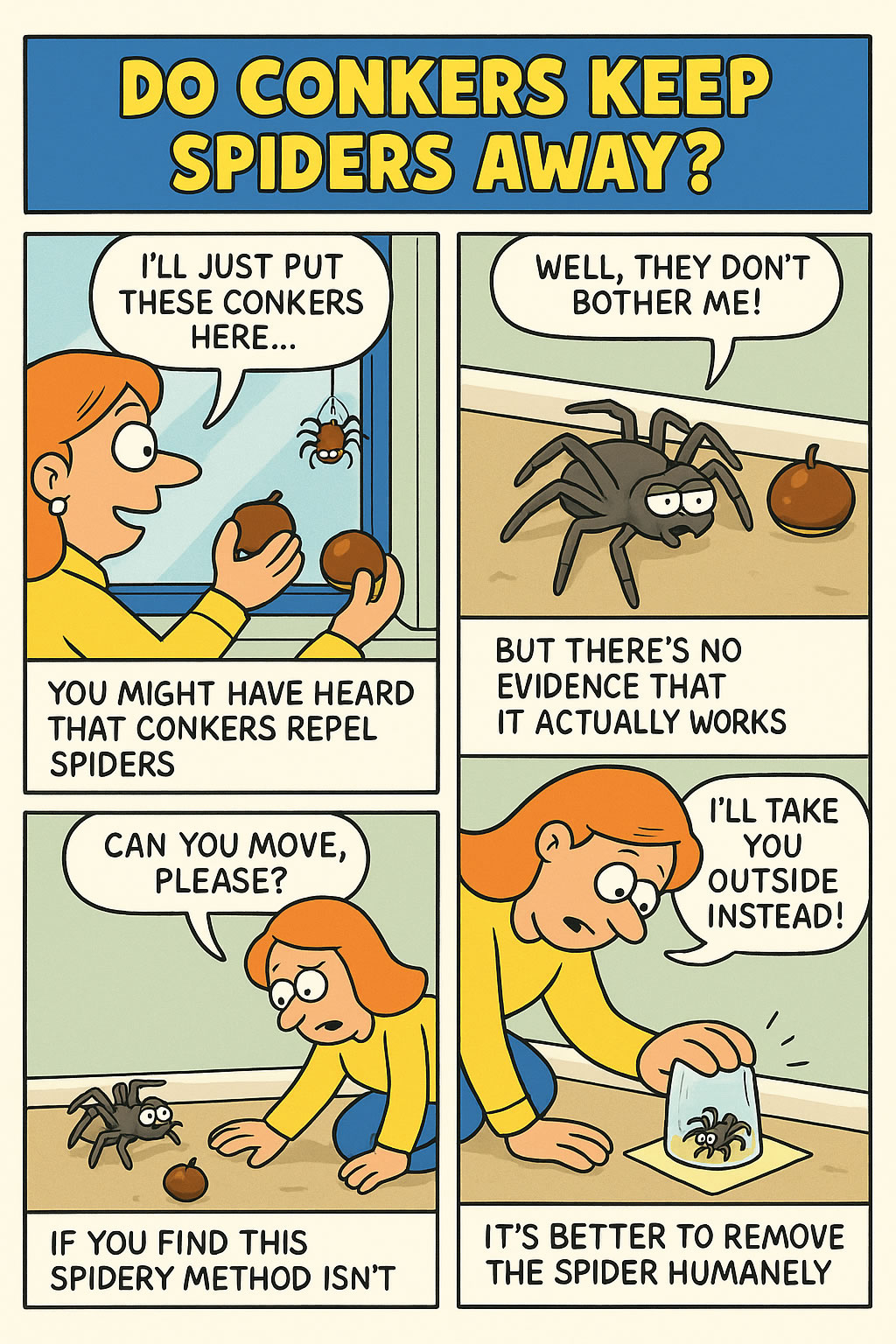 Do Conkers Keep Spiders Away?
