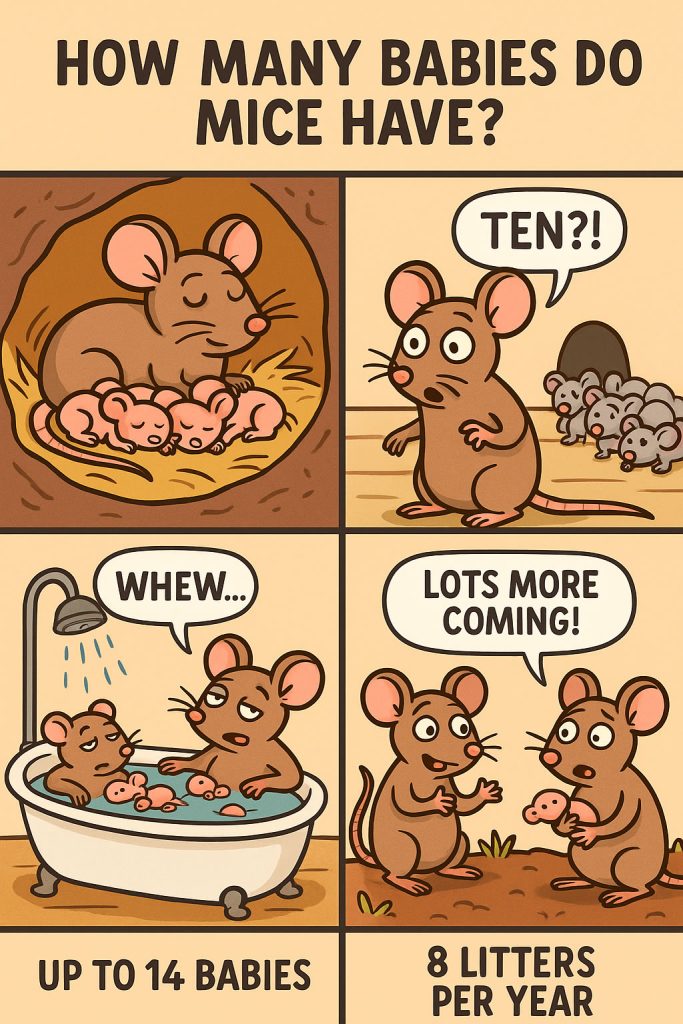 How Many Babies Do Mice Have?