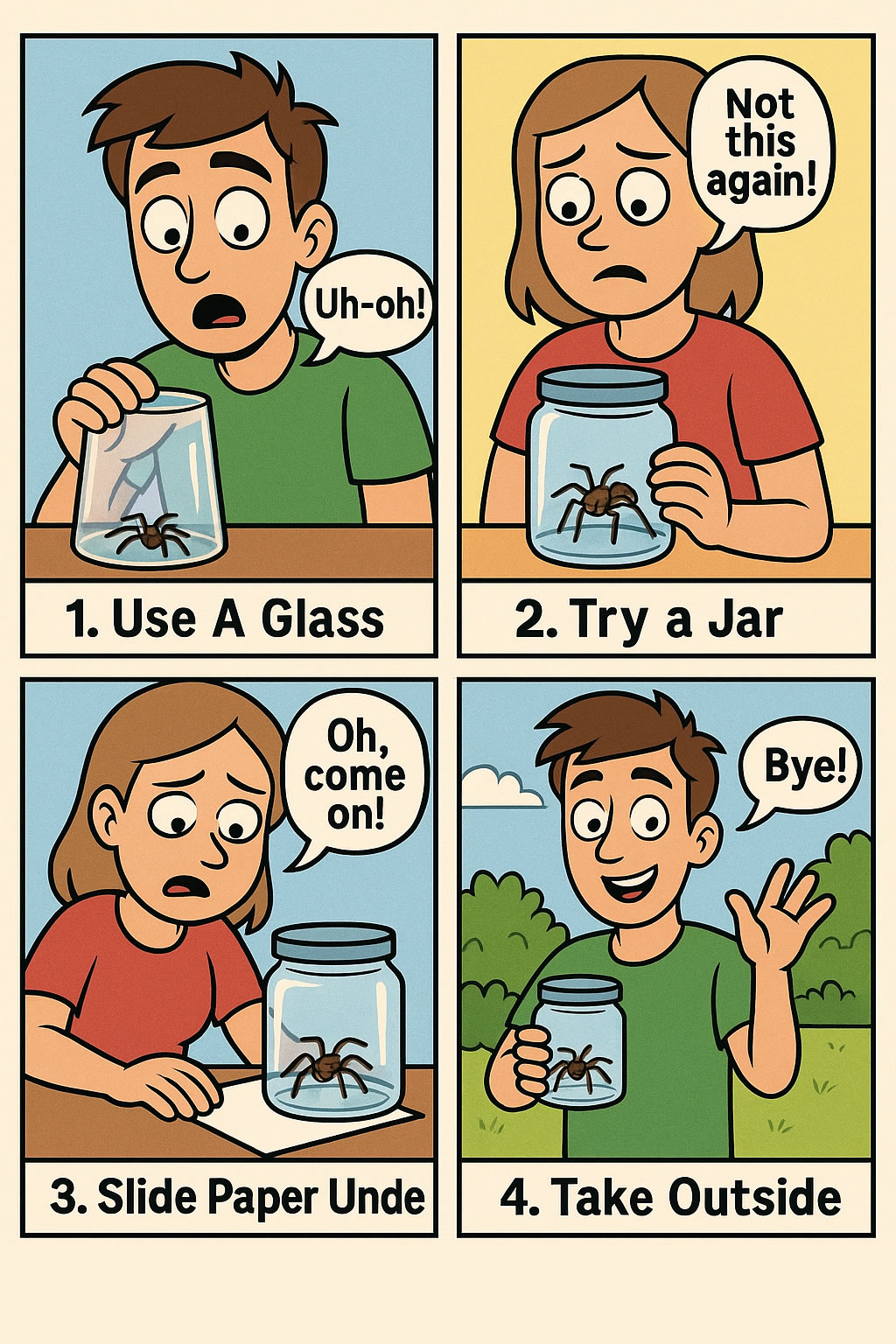 How To Catch A Spider?