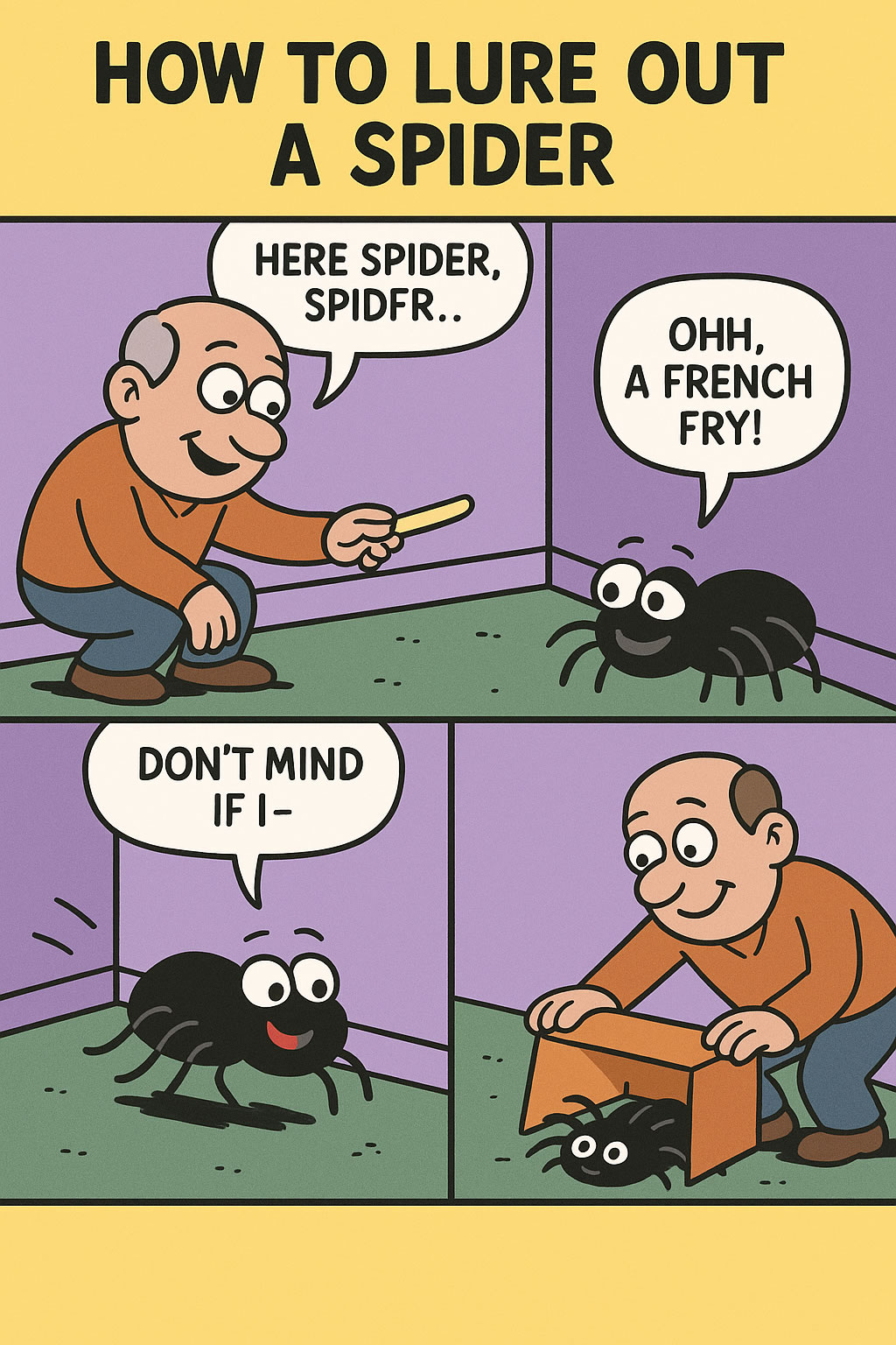 How To Lure Out A Spider?