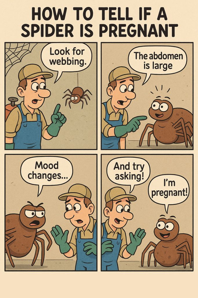 How To Tell If A Spider Is Pregnant?