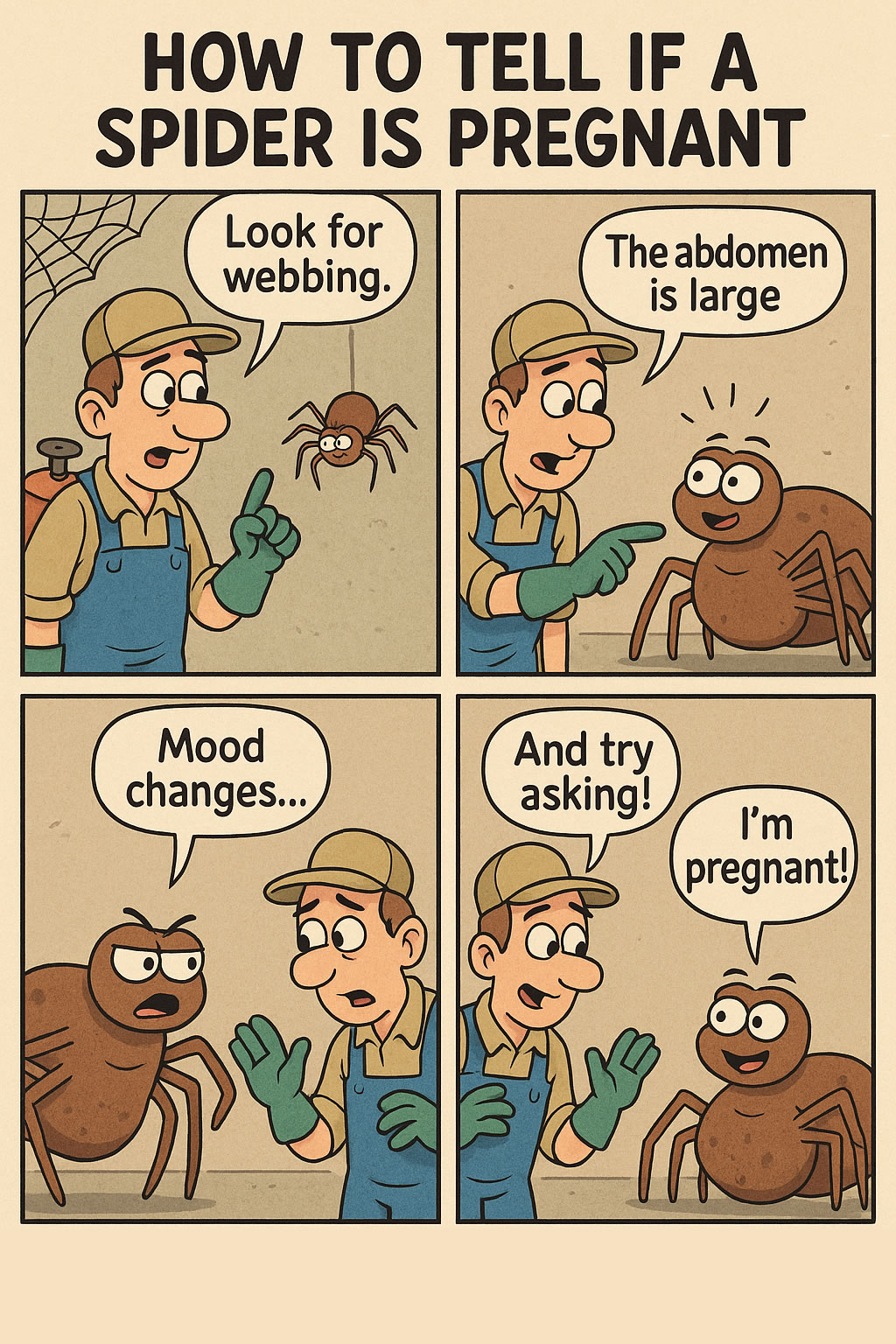 How To Tell If A Spider Is Pregnant?