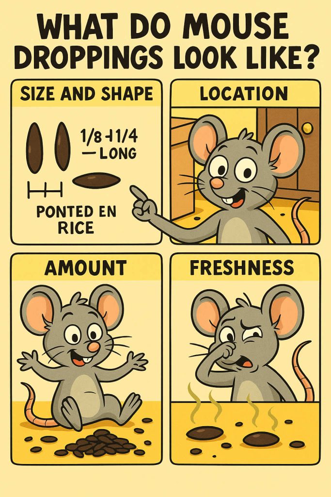 What Do Mice Droppings Look Like?