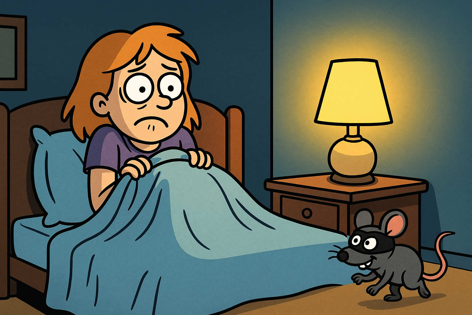 Will Sleeping With The Light On Keep Mice Away?