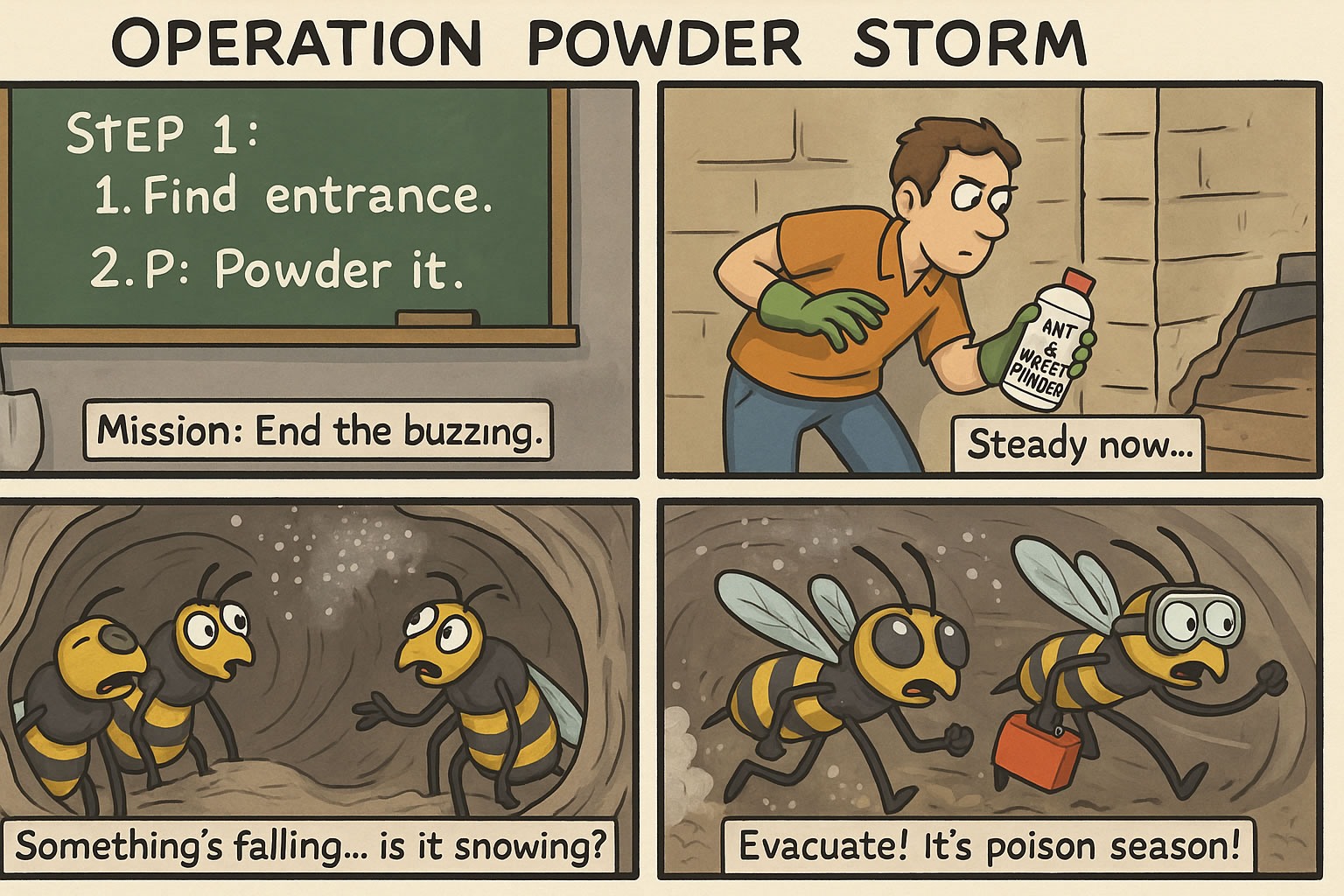 How to Use Ant Powder to Kill Wasps