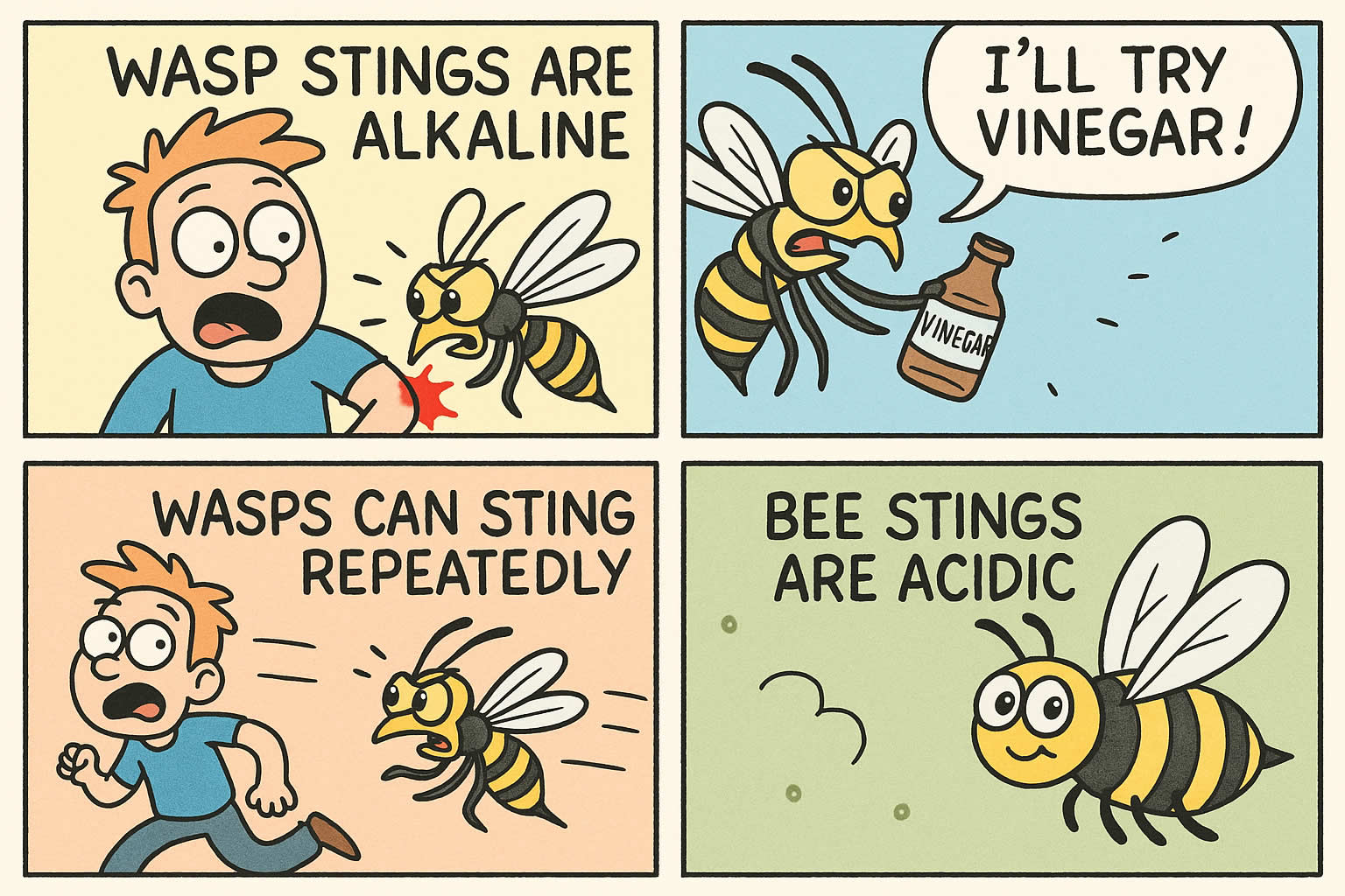 Are Wasp Stings Acidic?