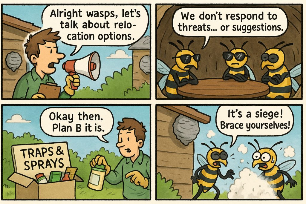 How To Deal With A Wasp Nest Problem?