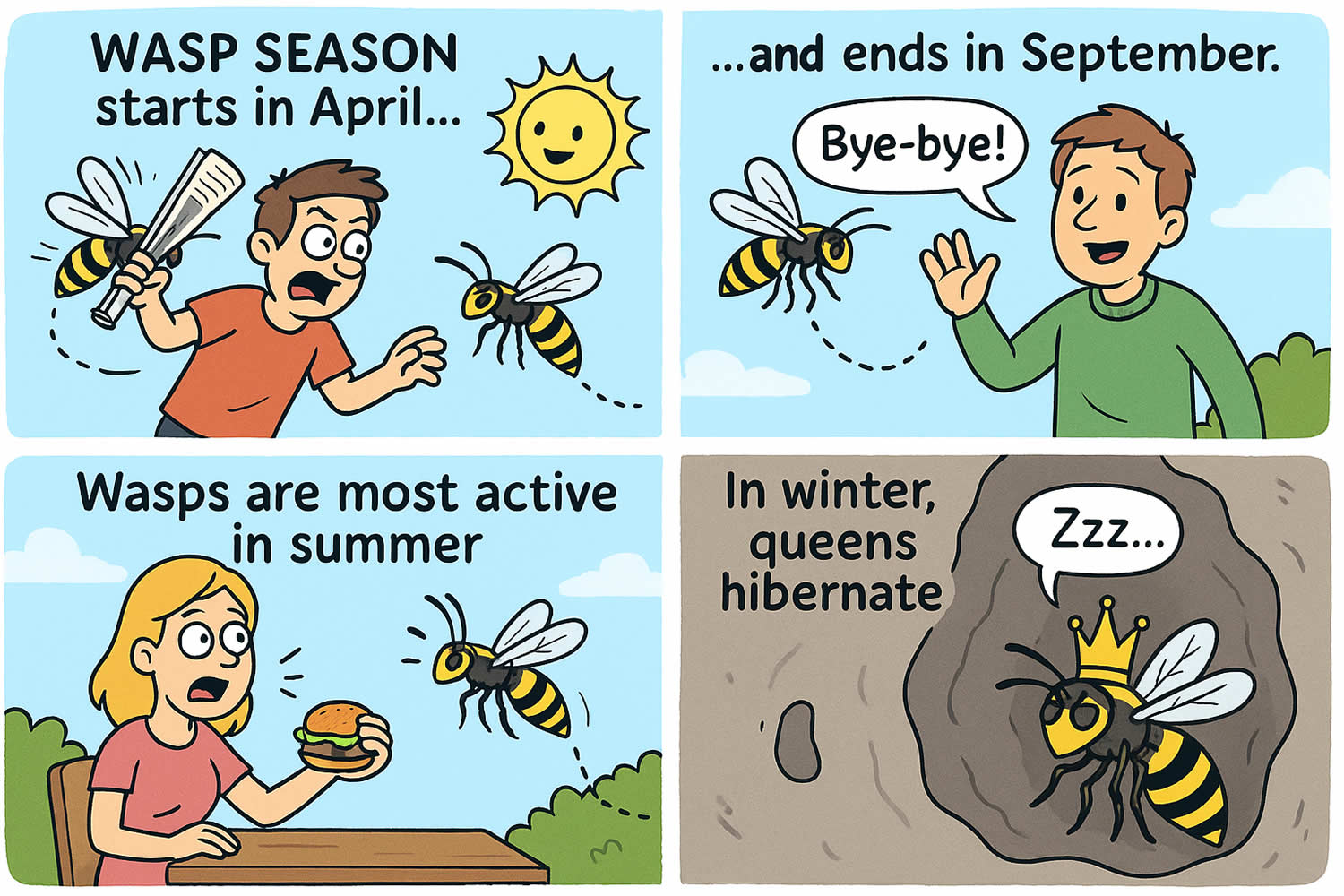 When is Wasp Season in the UK?