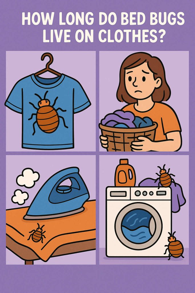 How Long Do Bed Bugs Live on Clothes?