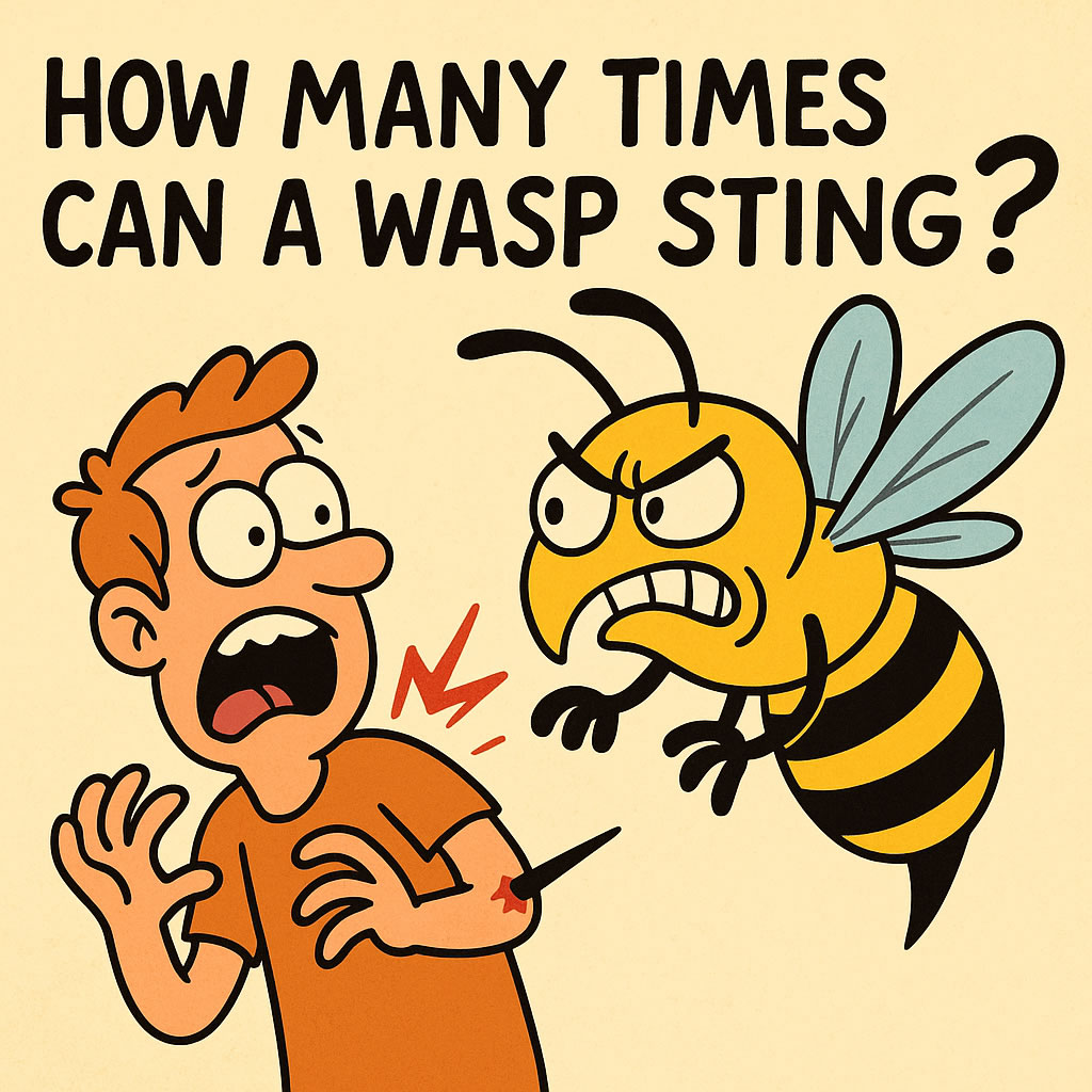 How Many Times Can A Wasp Sting?