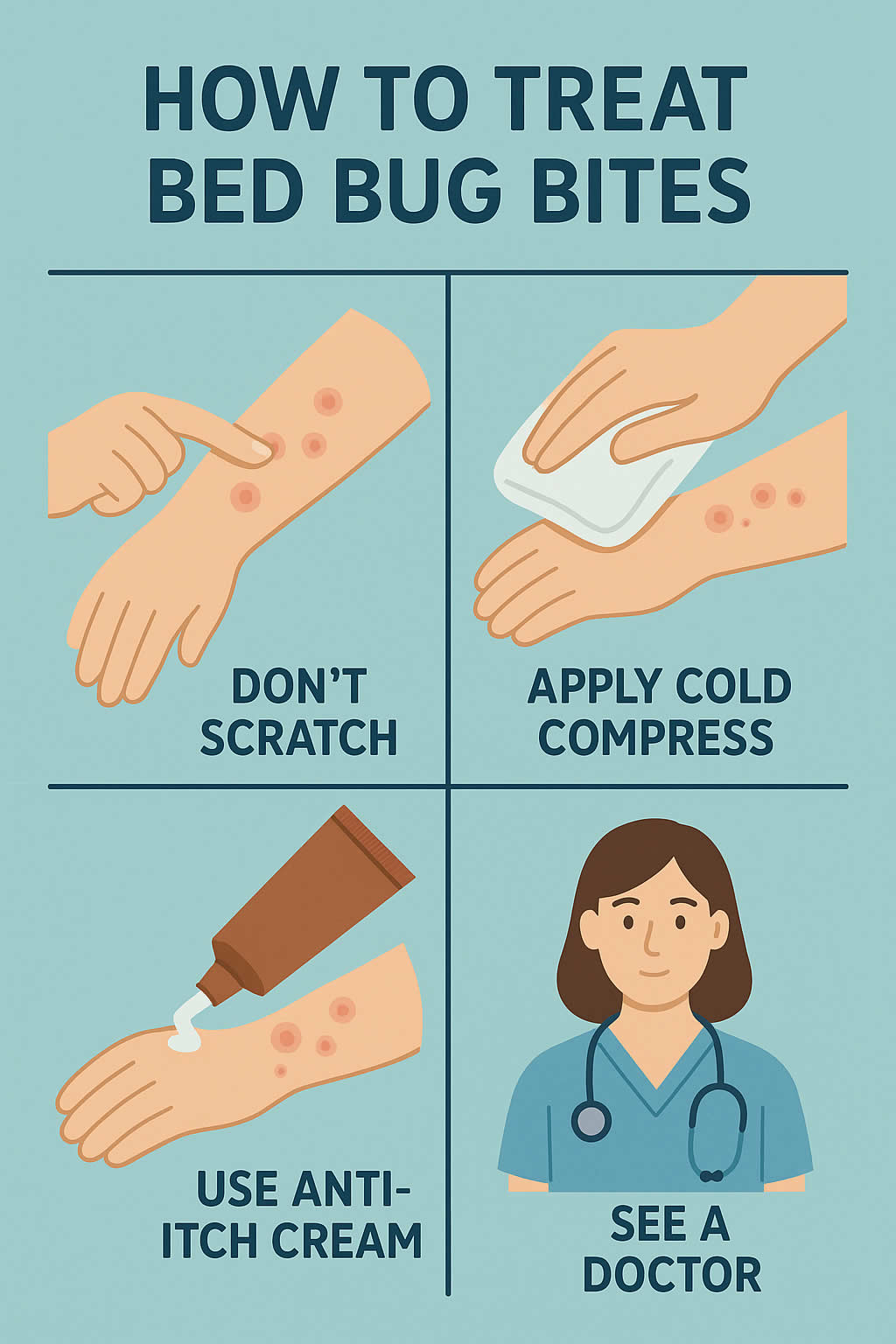 How to Treat Bed Bug Bites