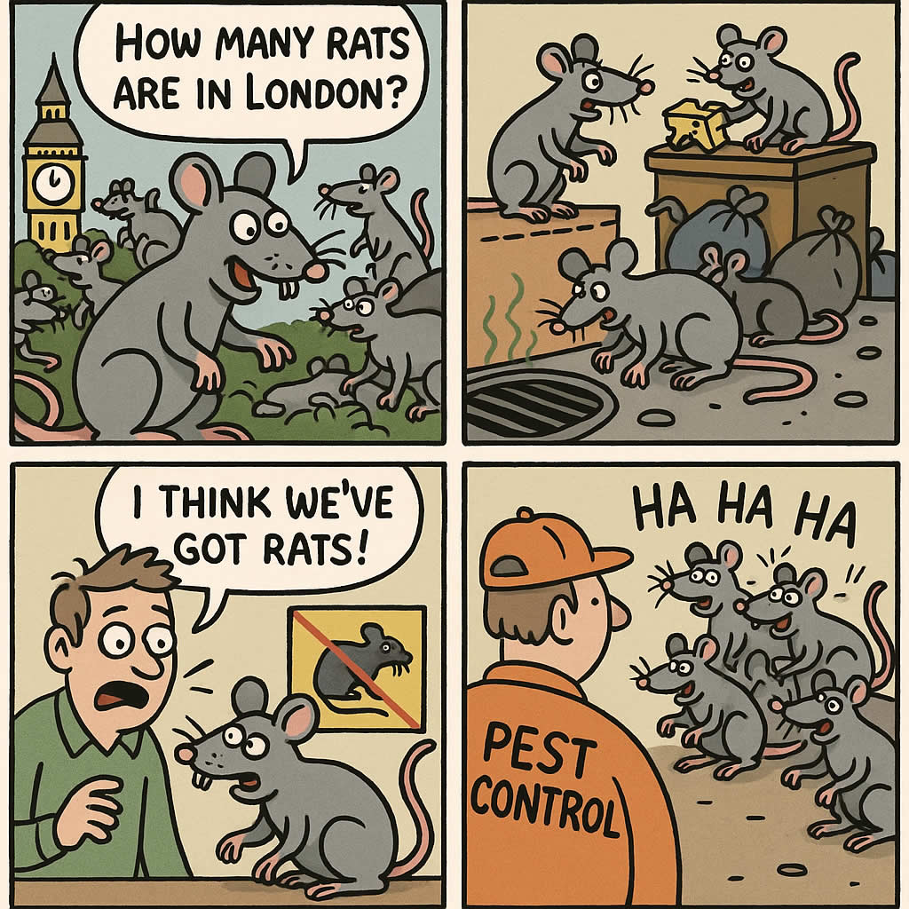 How Many Rats Are in London