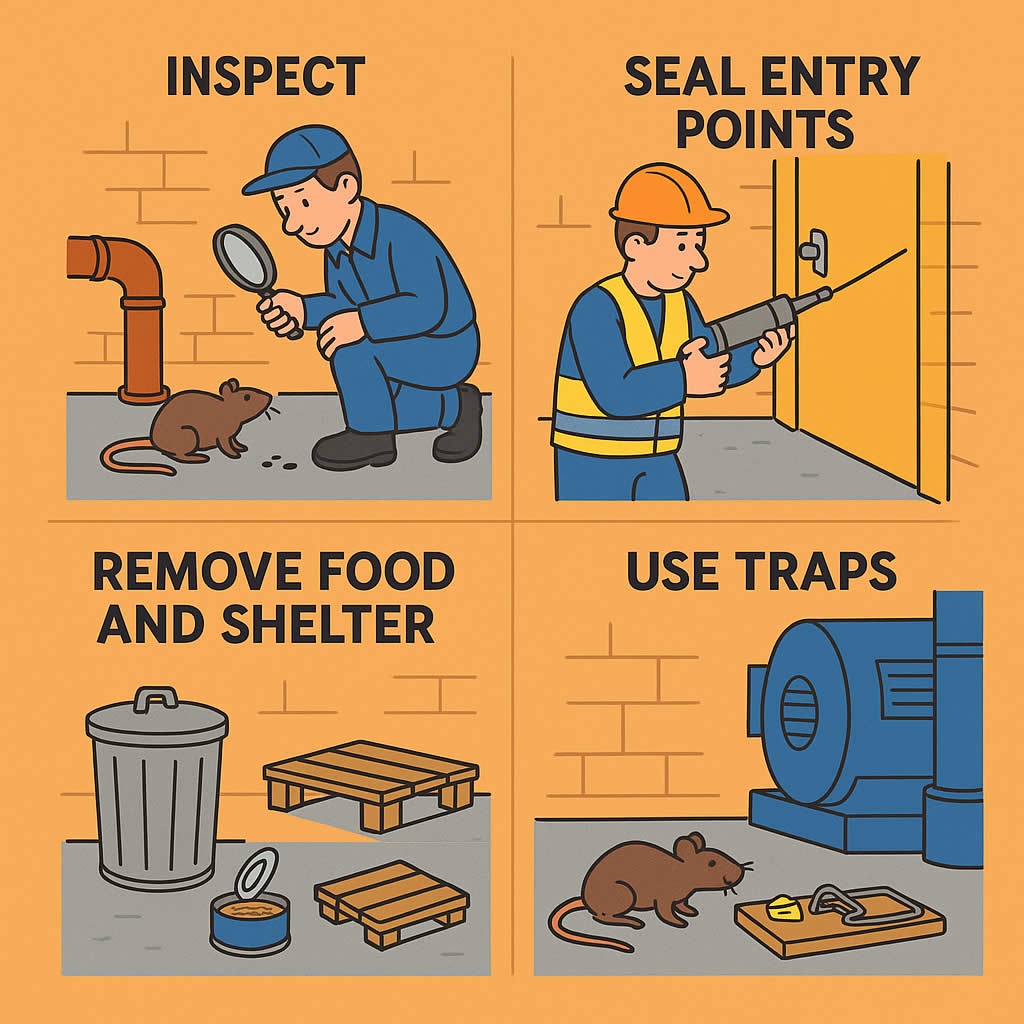 How To Get Rid of Rats in a Factory