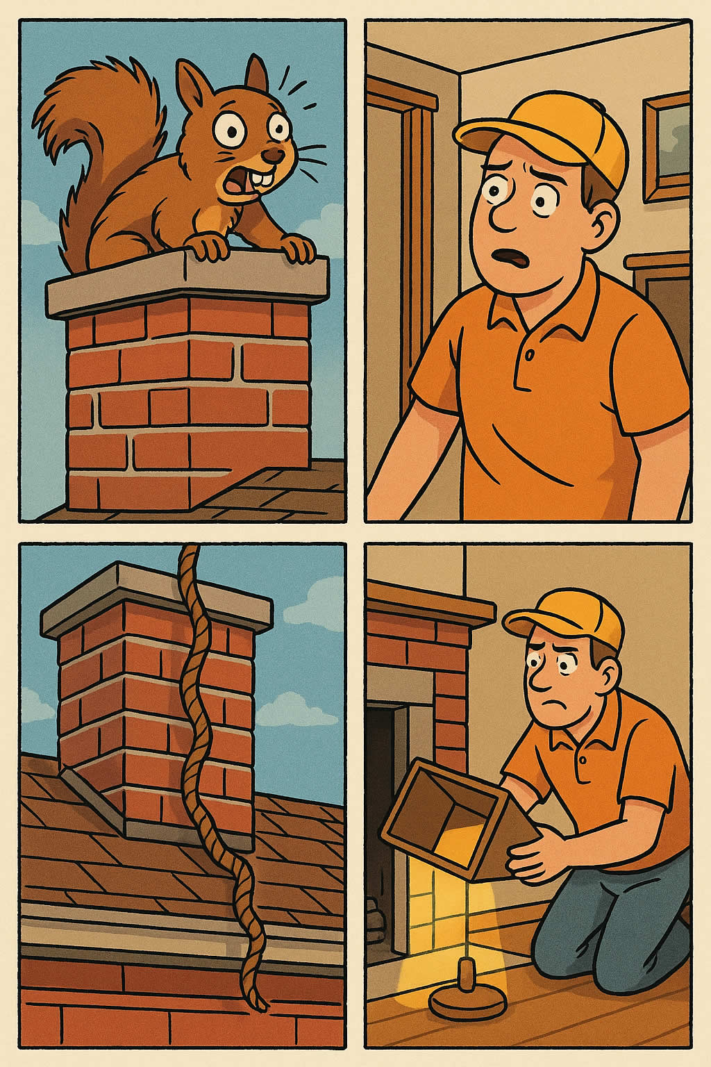 How to Catch a Squirrel in Your Chimney
