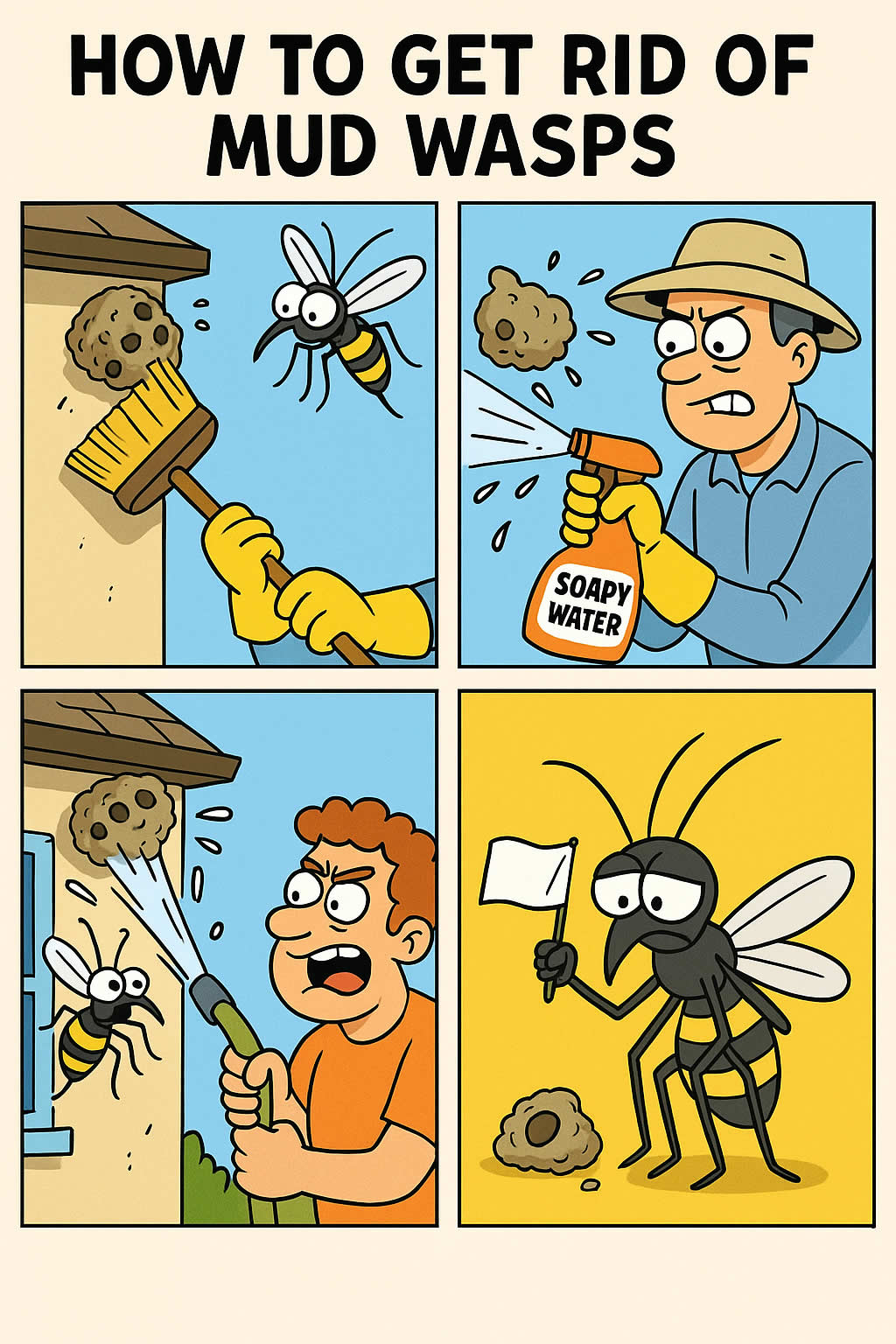 How to Get Rid of Mud Wasps