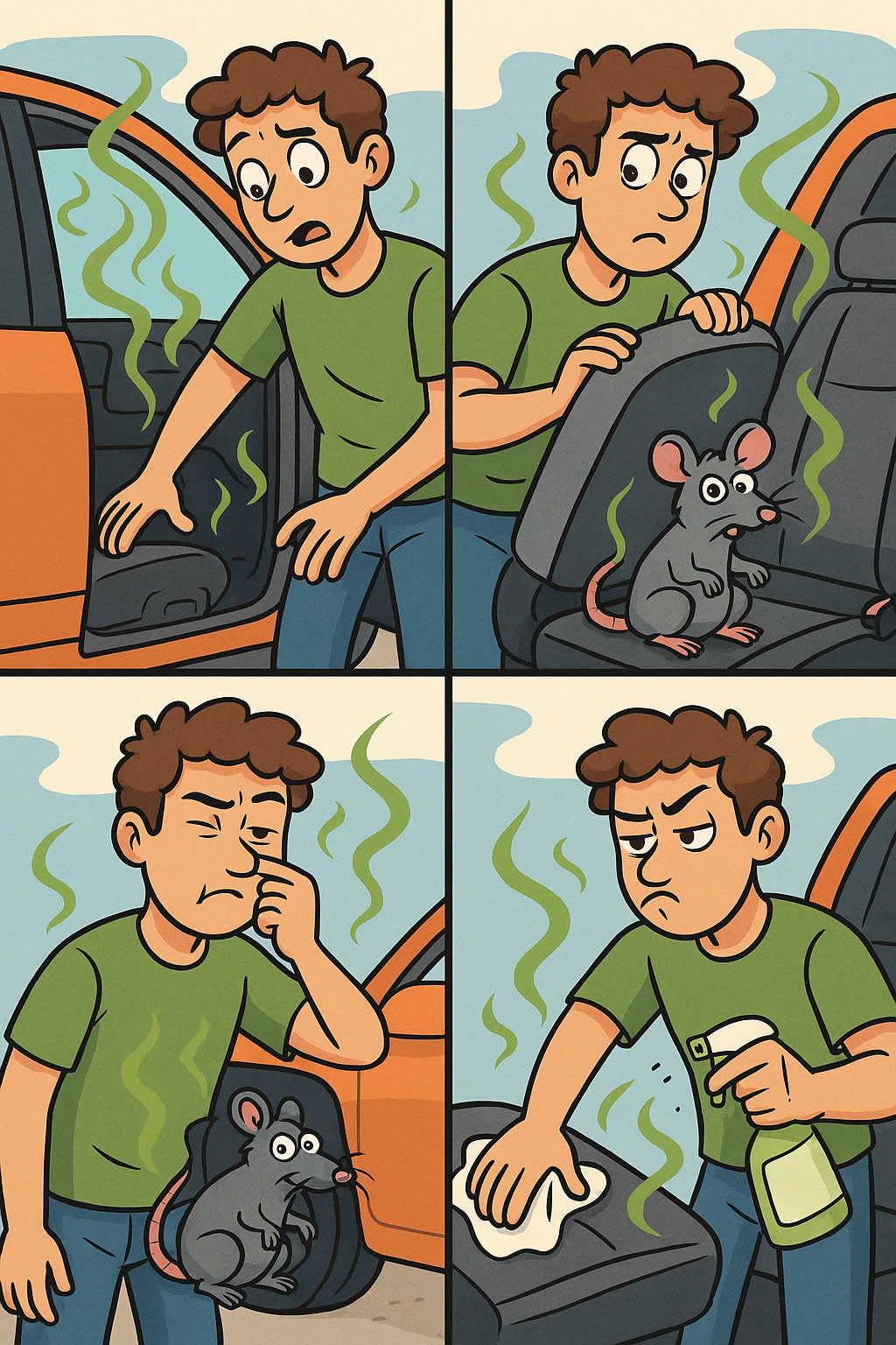 How to Get Rid of Rat Urine Smell in Your Car