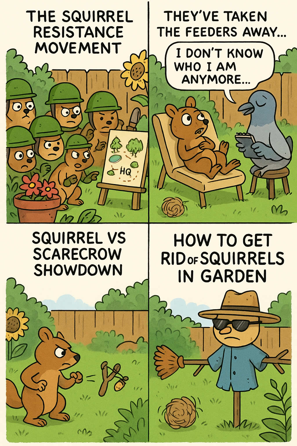 How to Get Rid of Squirrels in Garden