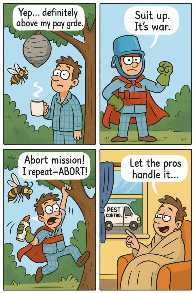 How to Remove a Wasp Nest from a Tree Safely
