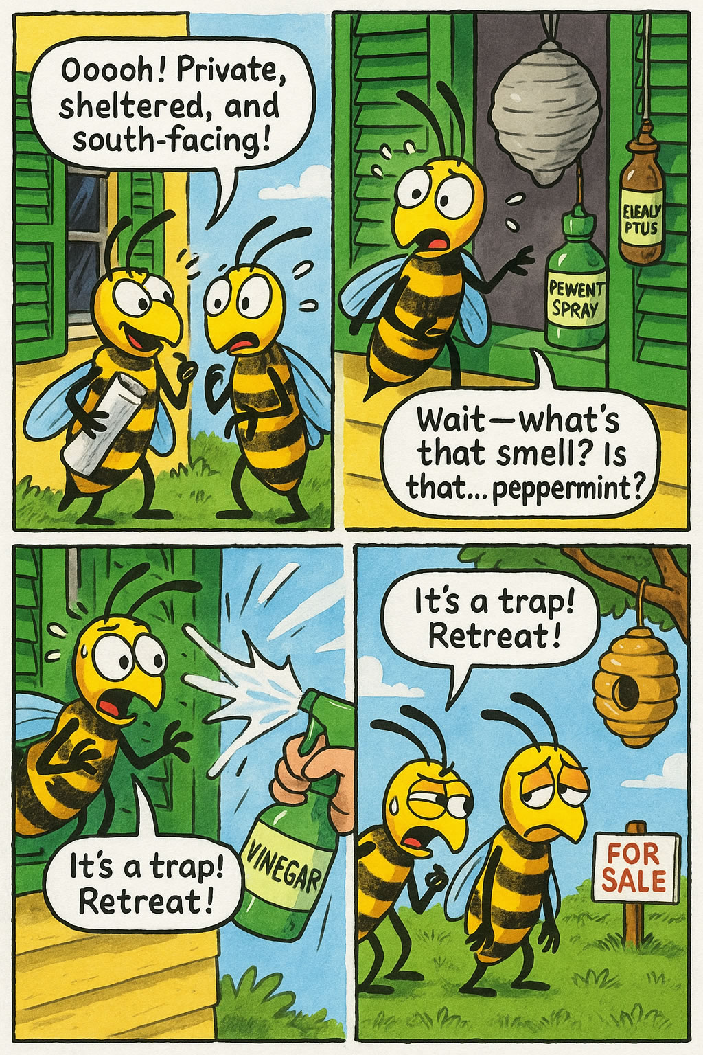 How to Stop Wasps Nesting Behind Your Shutters