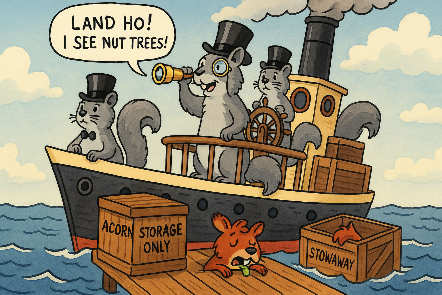 How Did Gray Squirrels Get to the UK?