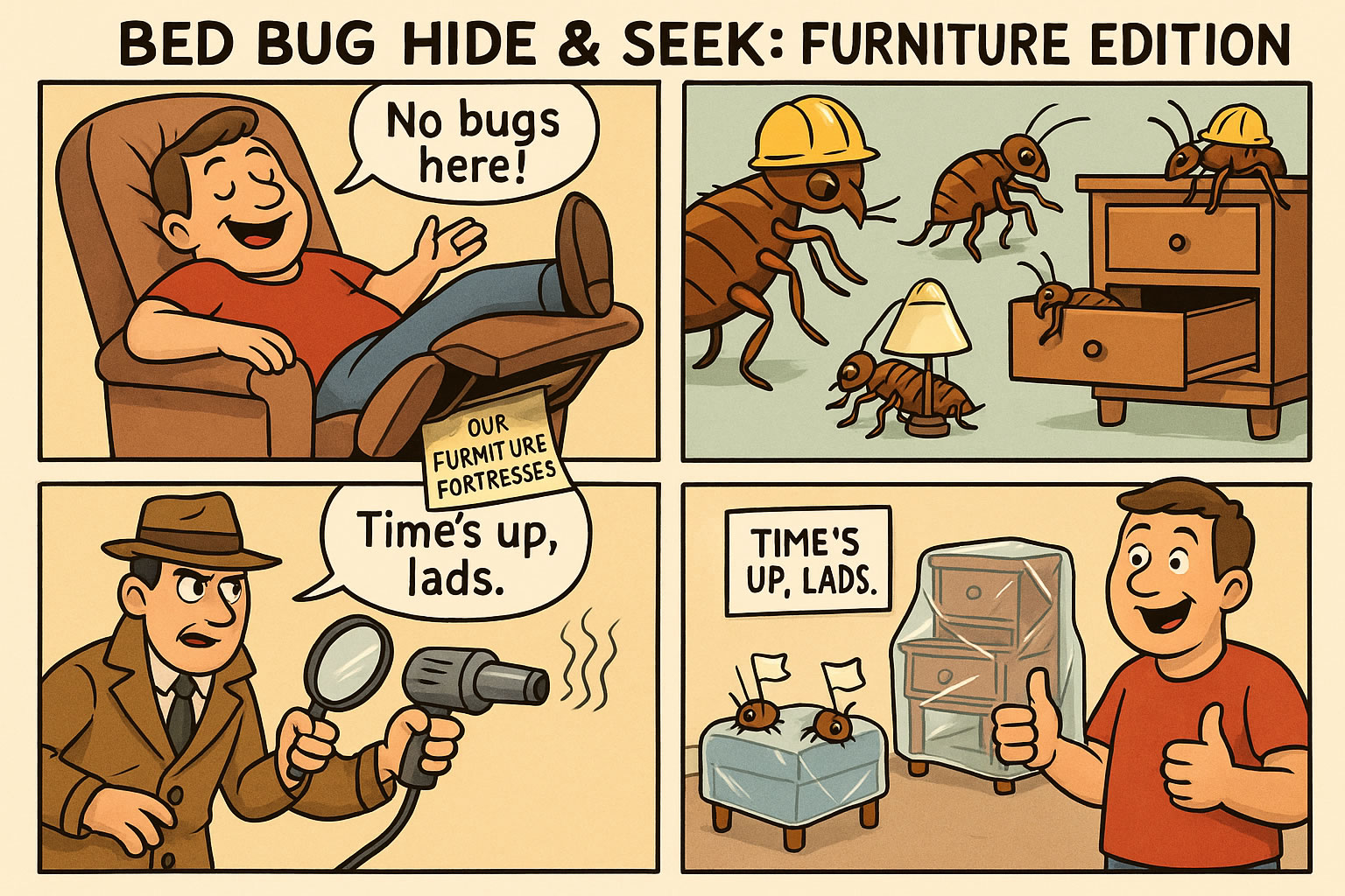 Treating Bed Bug Infestations in Furniture