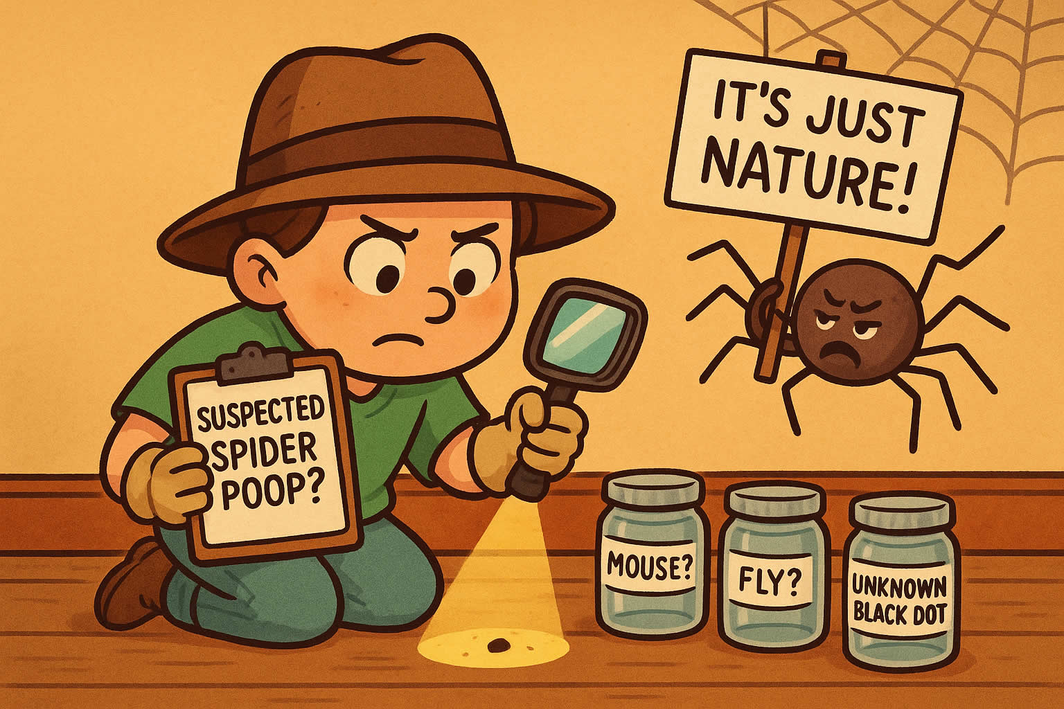 What Do Spider Droppings Look Like?