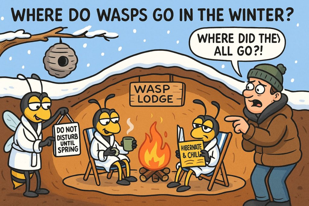 Where Do Wasps Go in the Winter?