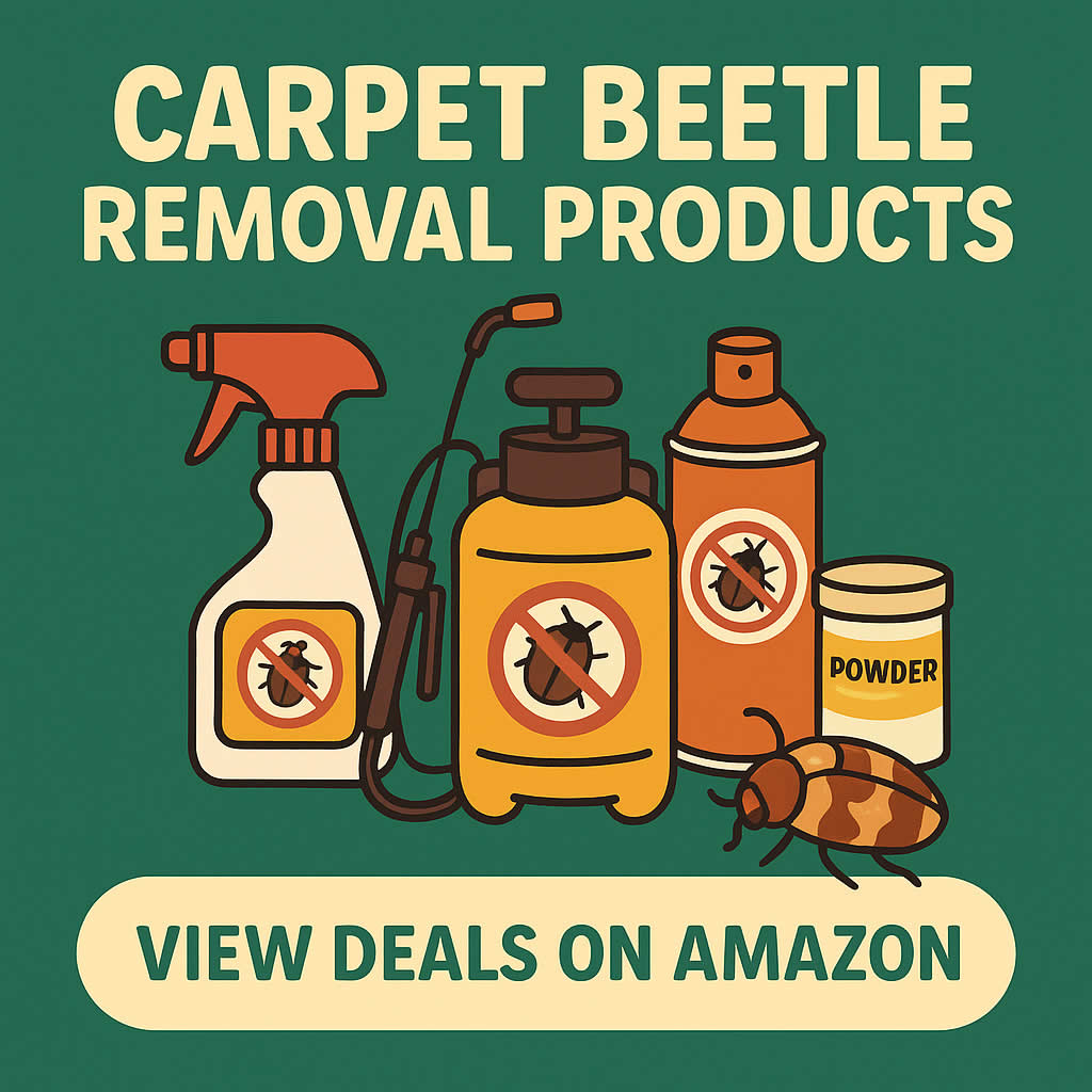 Carpet Beetle Removal Products on Amazon