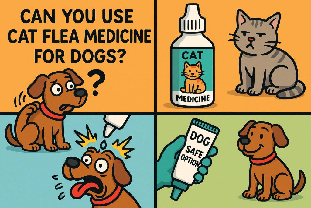 Can You Use Cat Flea Medicine for Dogs?