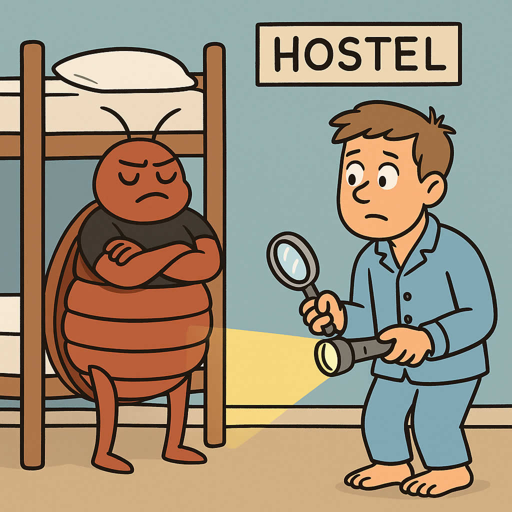 How to Avoid Bed Bugs at Hostels