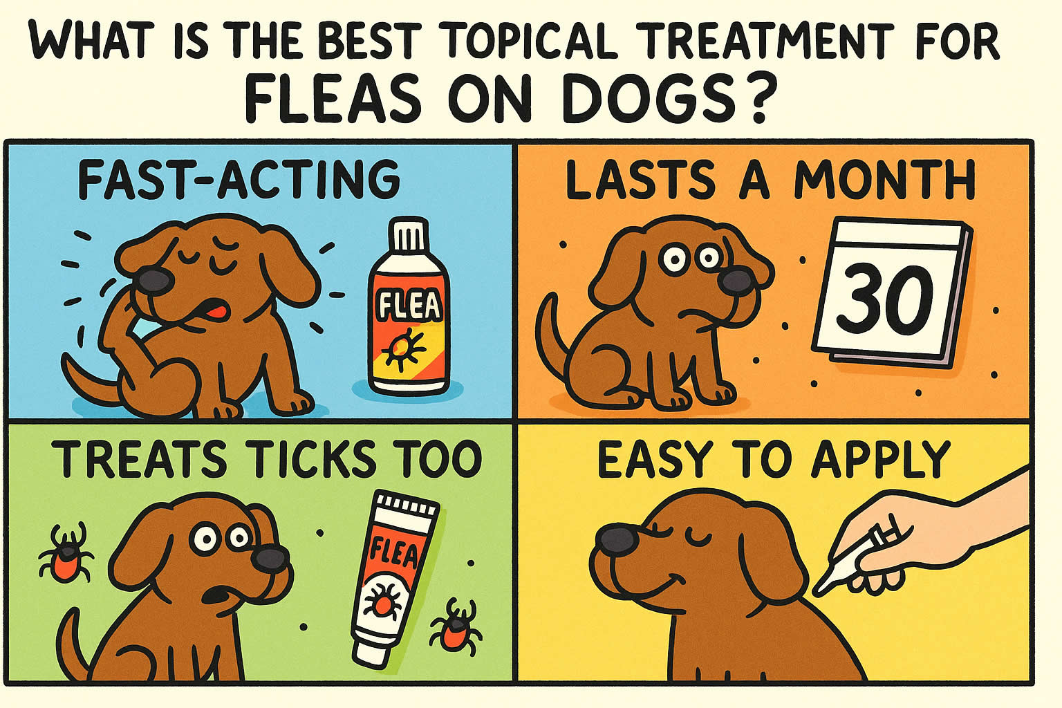 What Is the Best Topical Treatment for Fleas on Dogs?