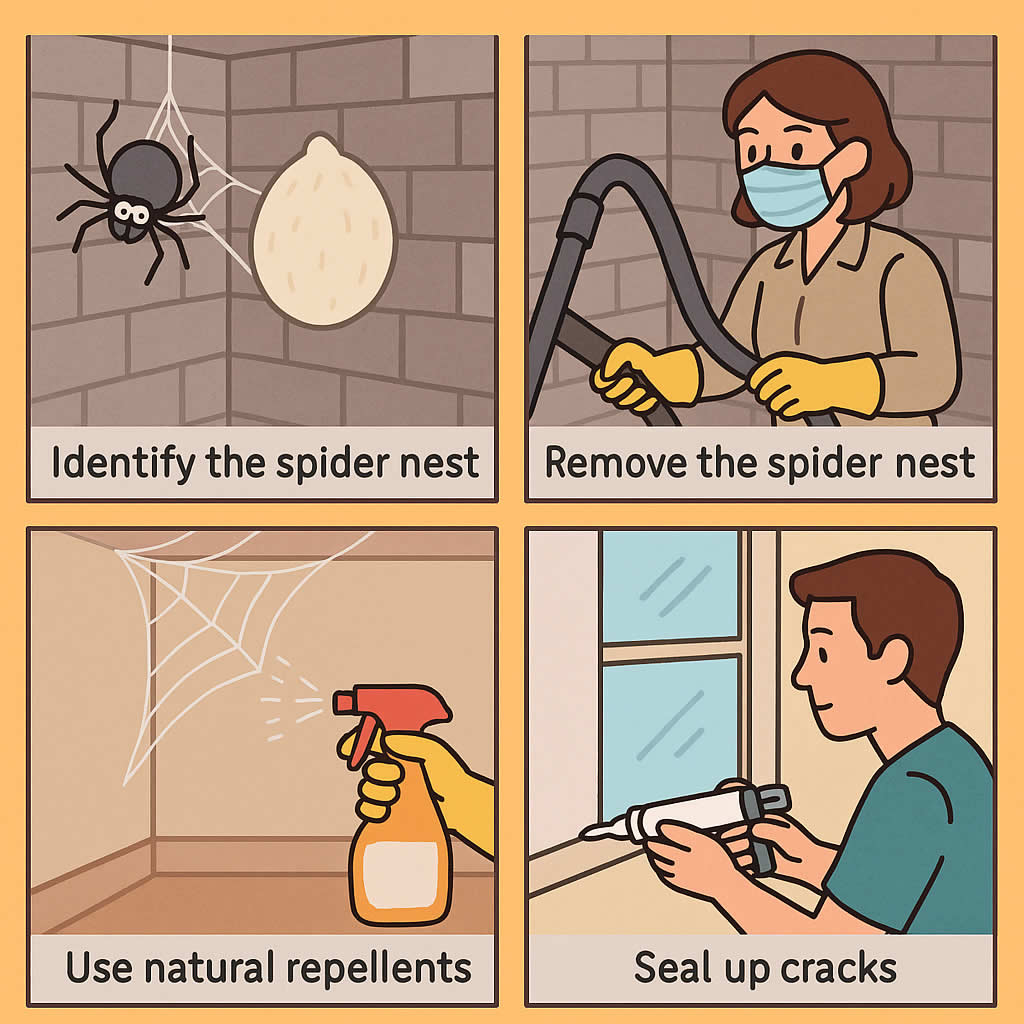 How to Get Rid of Spider Nests