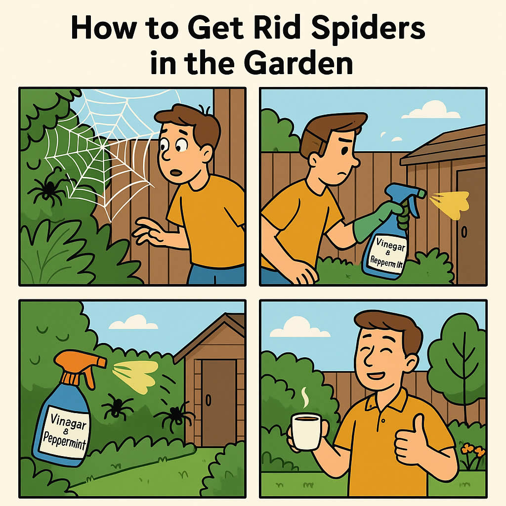 How to Get Rid of Spiders in the Garden