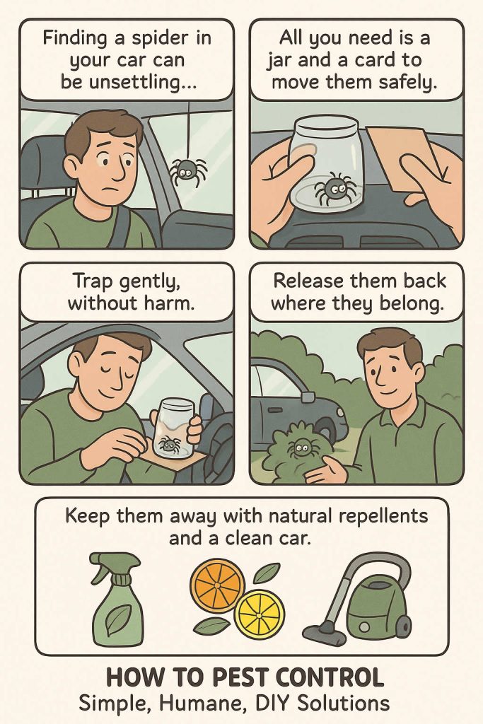 How to Humanely Get Rid of Spiders in Your Car