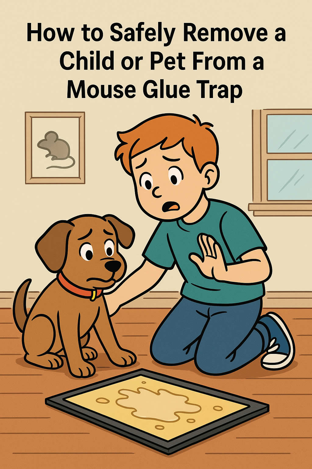How to Safely Remove a Child or Pet From a Mouse Glue Trap
