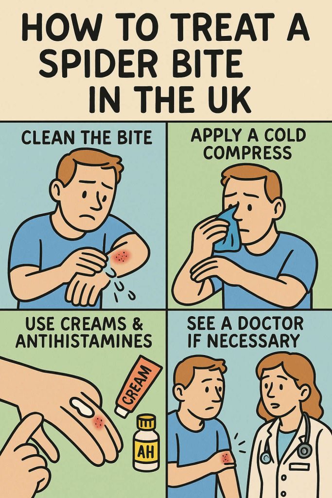 How to Treat a Spider Bite in the UK