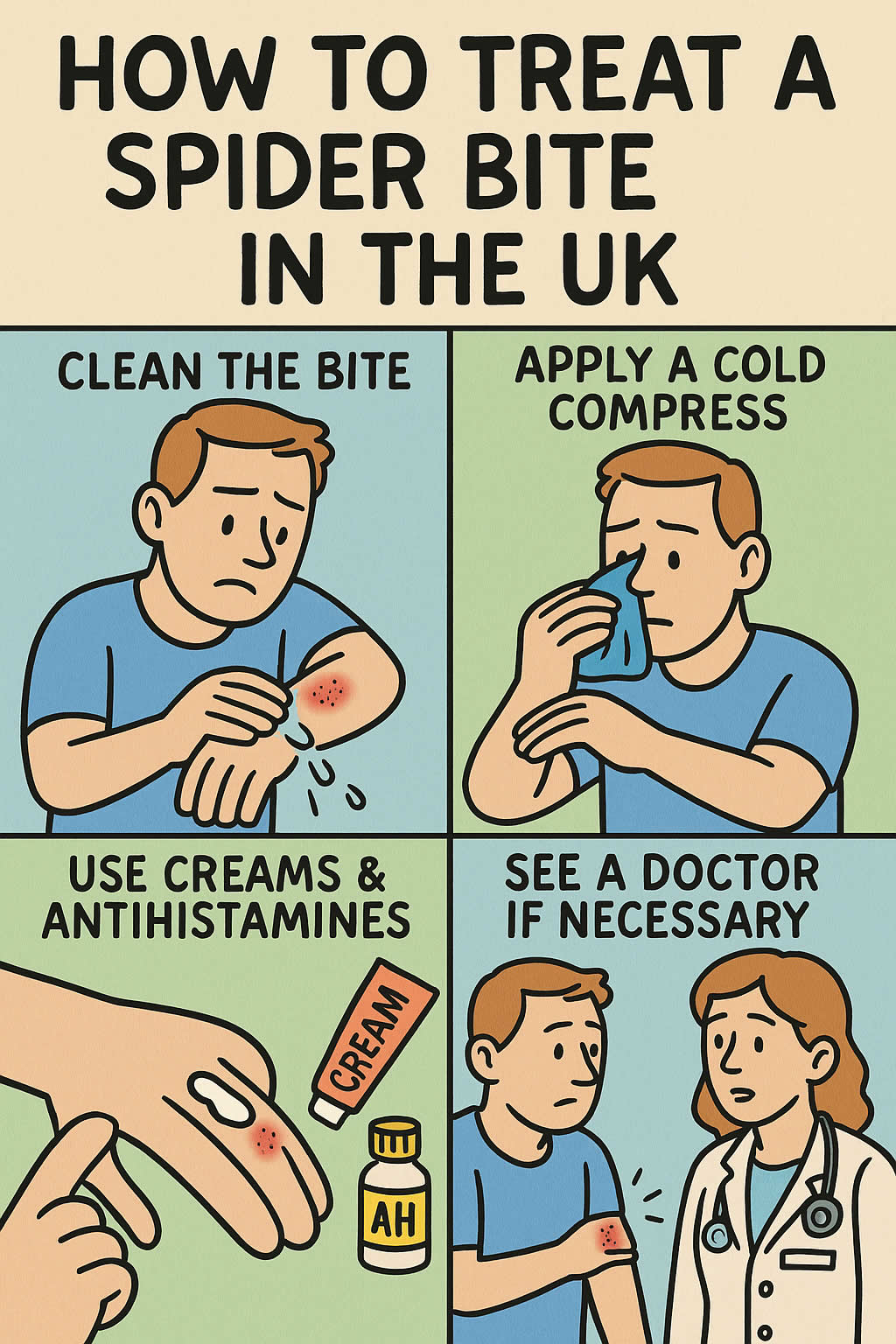 How to Treat a Spider Bite in the UK
