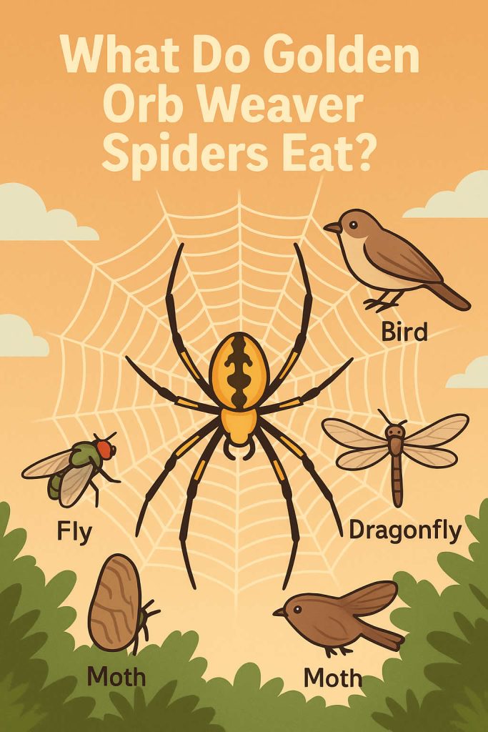 What Do Golden Orb Weaver Spiders Eat?