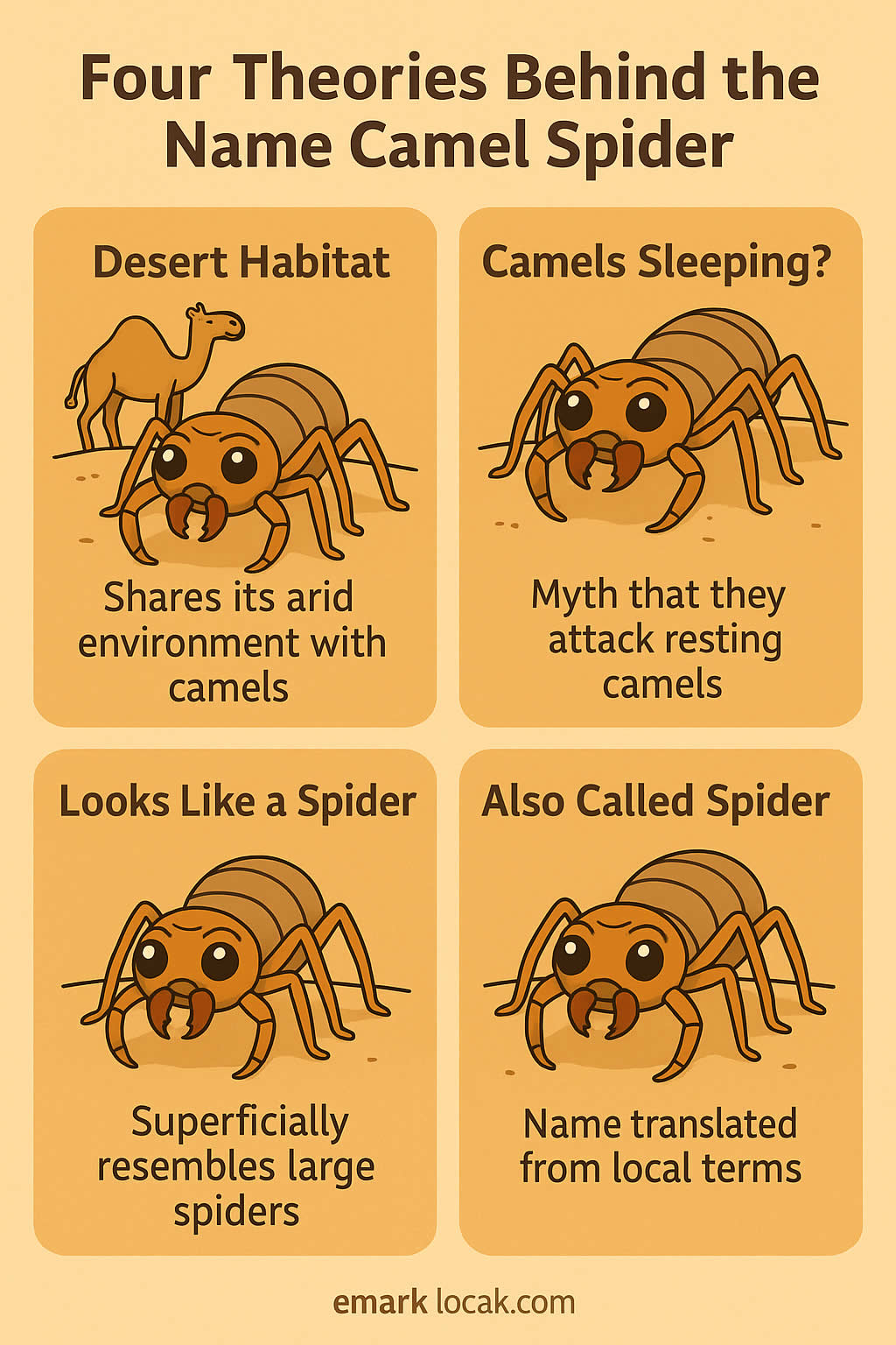 How Did Camel Spiders Get Their Name?