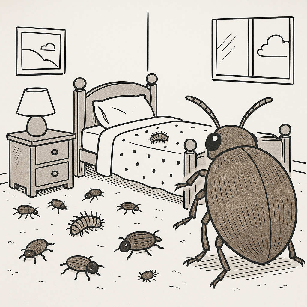 How Do You Get Rid of Brown Carpet Beetles
