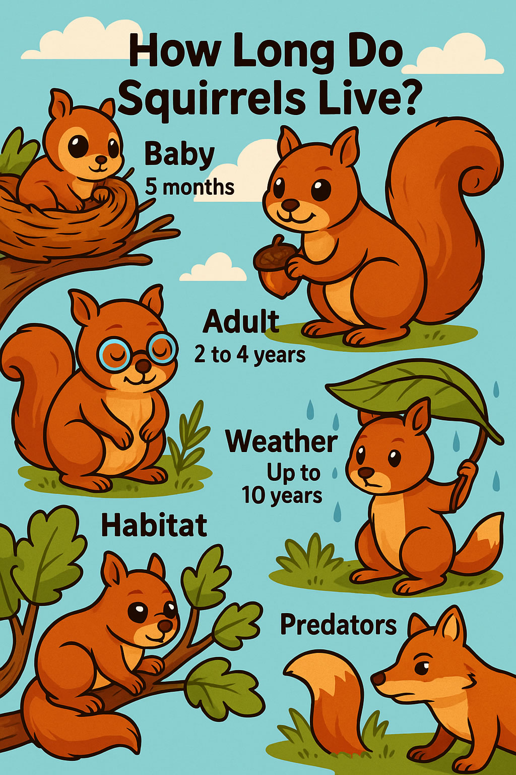 How Long Do Squirrels Live?
