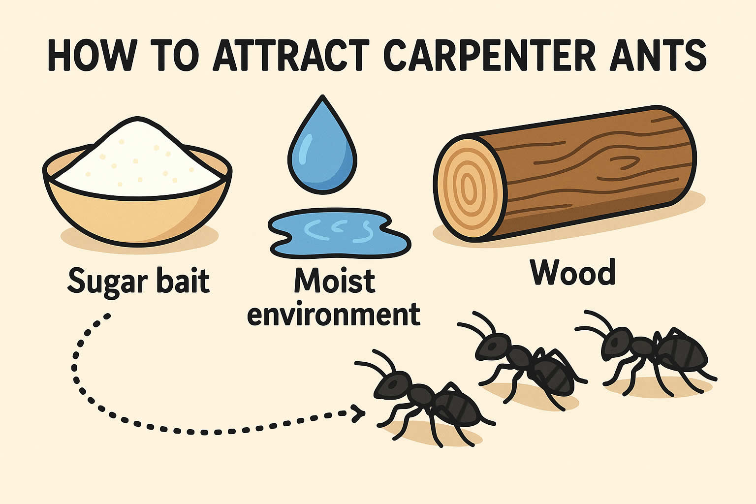 How to Attract Carpenter Ants