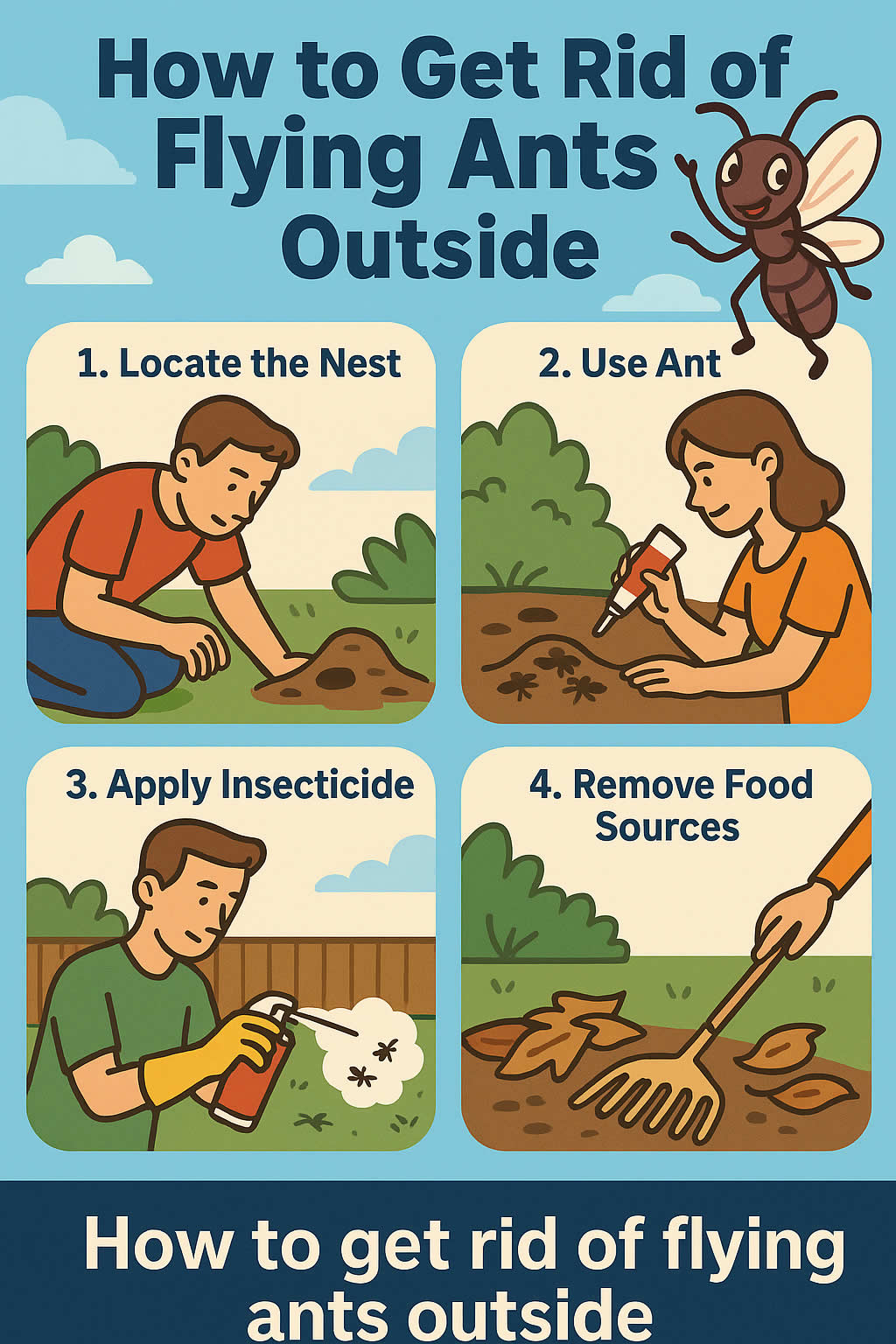 How to Get Rid of Flying Ants Outside