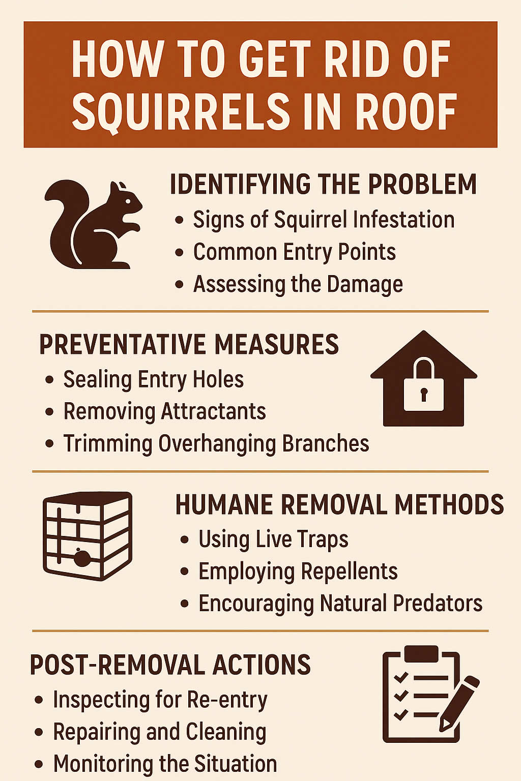 How to Get Rid of Squirrels in Roof