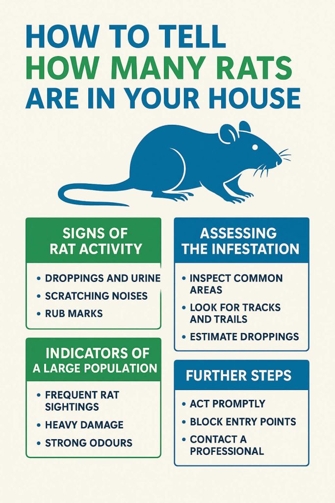How to Tell How Many Rats Are in Your House