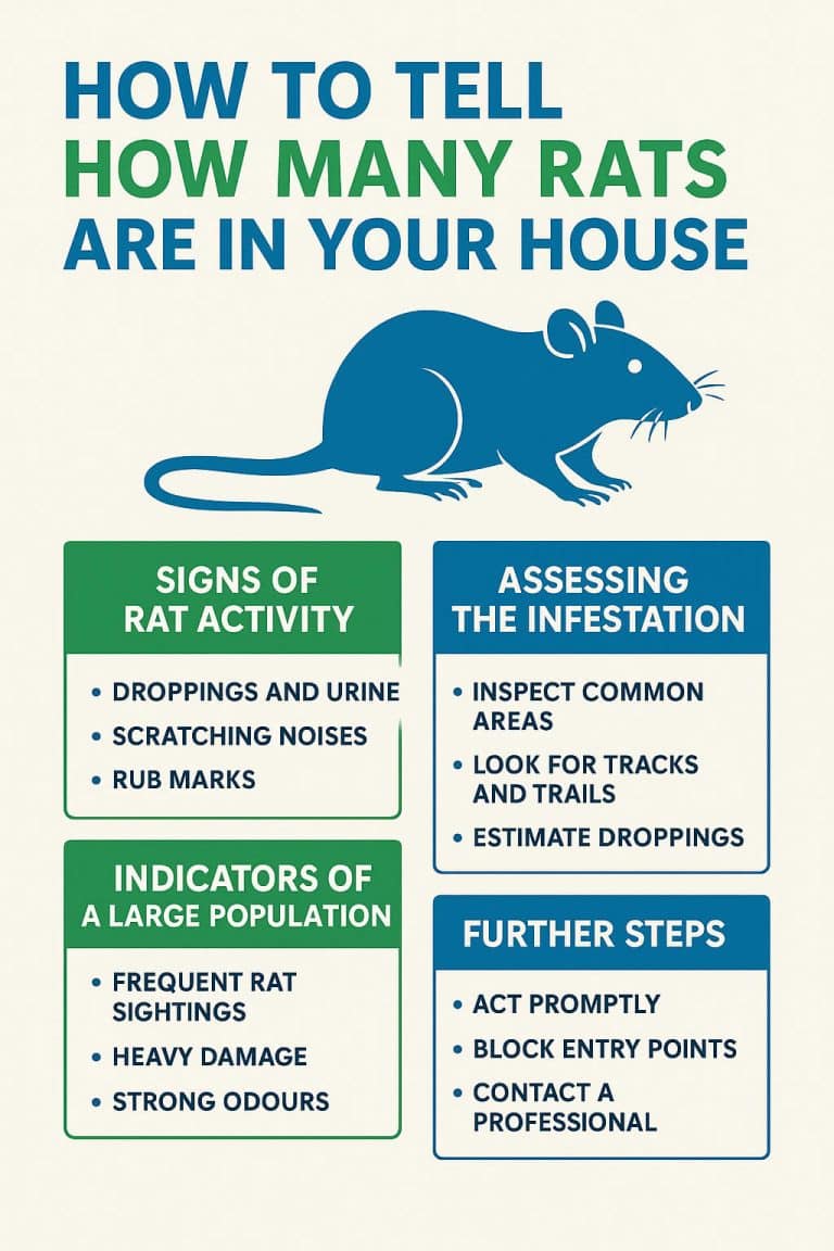 How to Tell How Many Rats Are in Your House